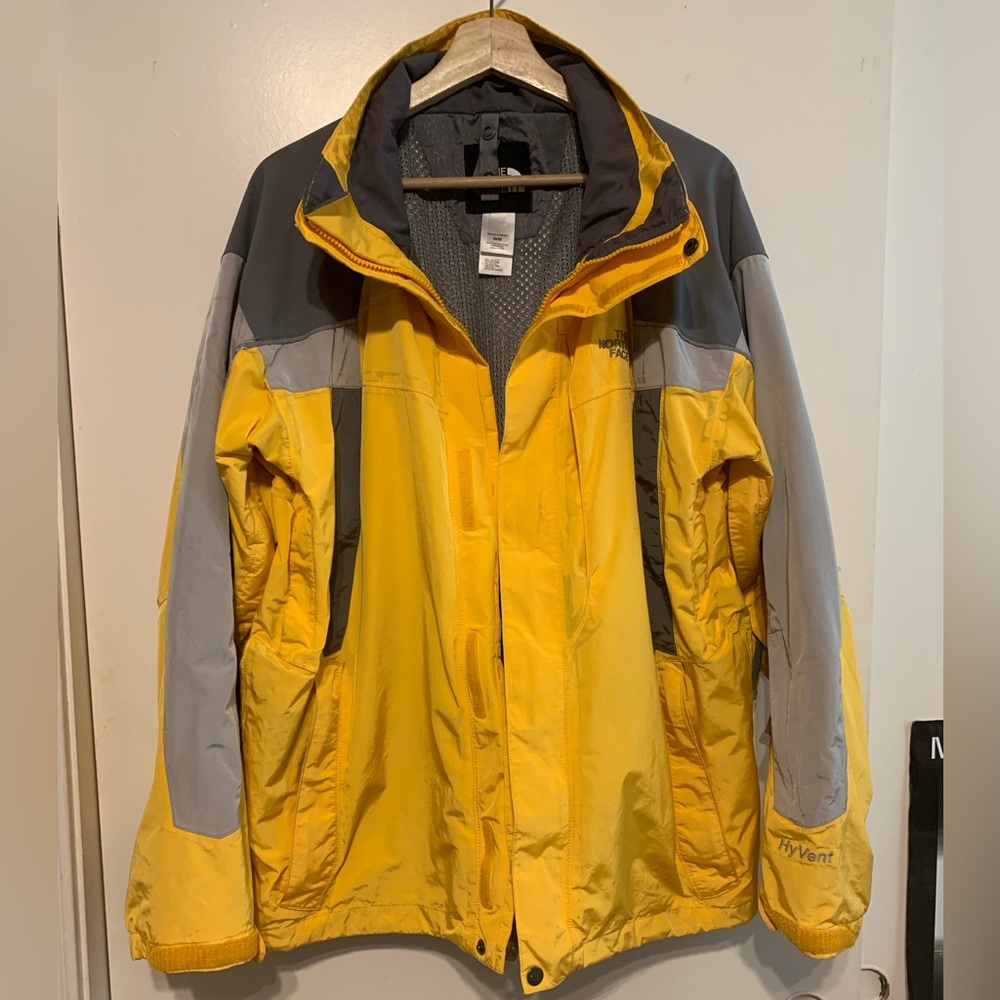 The North Face Yellow Outer Shell Jacket Size M - image 7